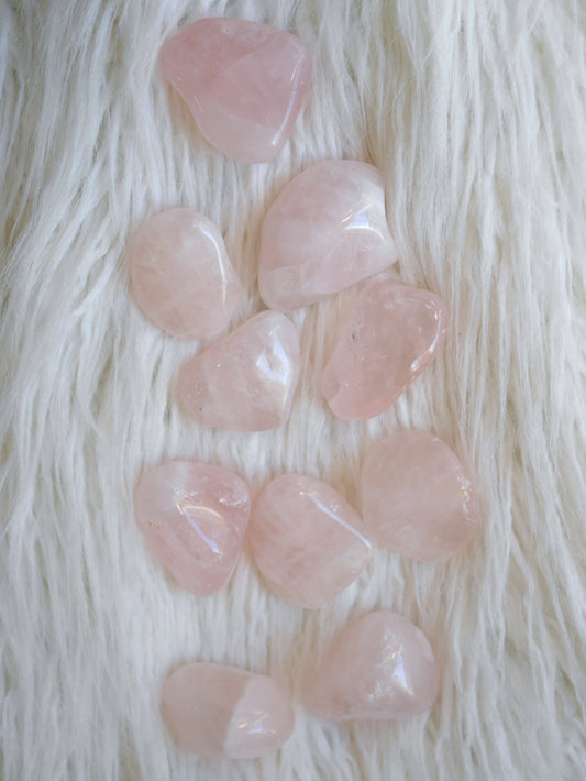 Large Rose Quartz tumbled stones