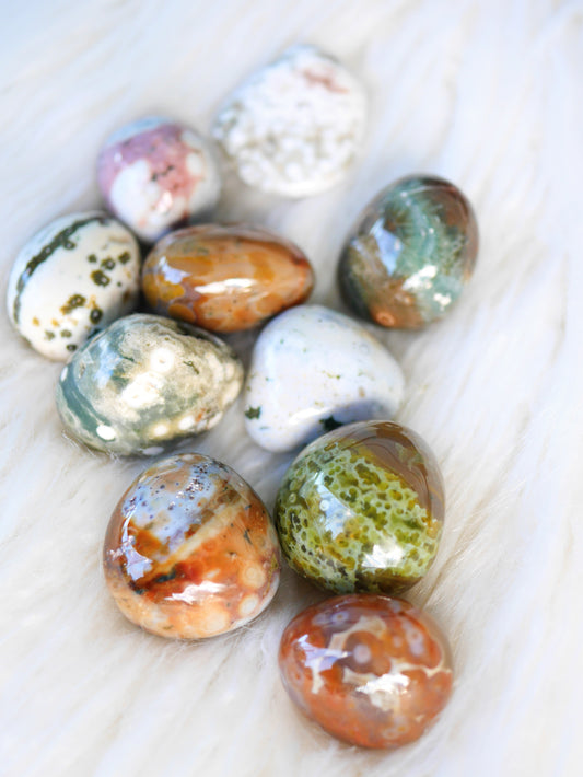 Ocean Jasper tumbled stones