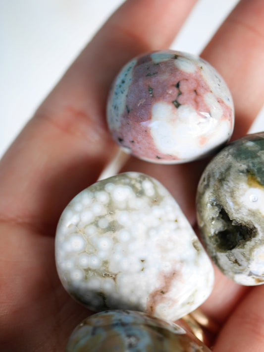 Ocean Jasper tumbled stones