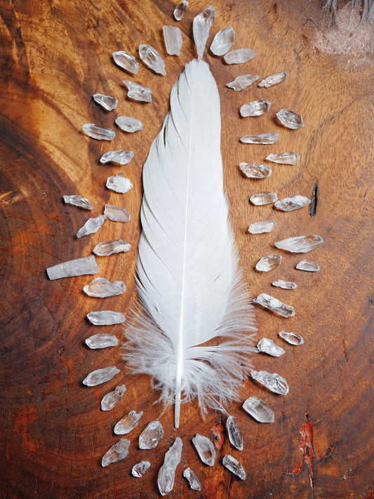 Quartz mini gridding crystal points