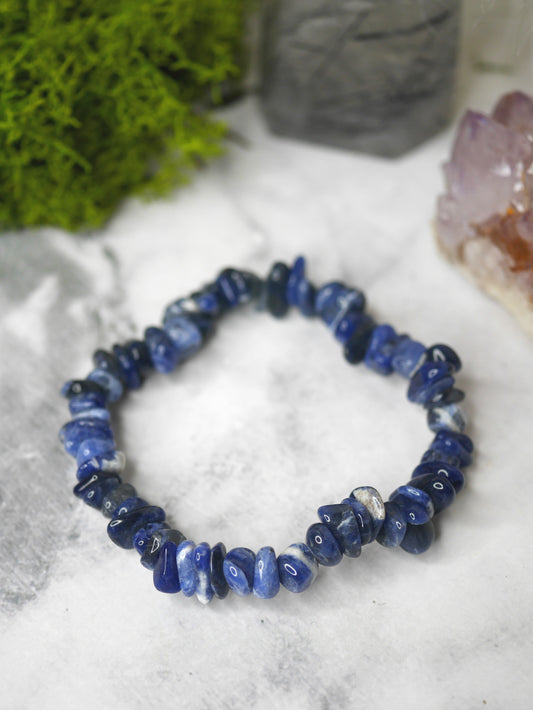 Sodalite Chip Bracelet