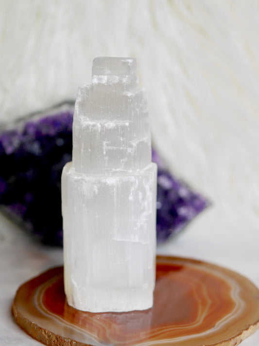 Selenite Rough Tower