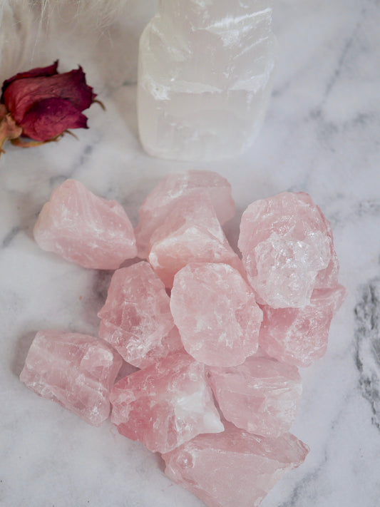 Rose Quartz Rough Chunk Small