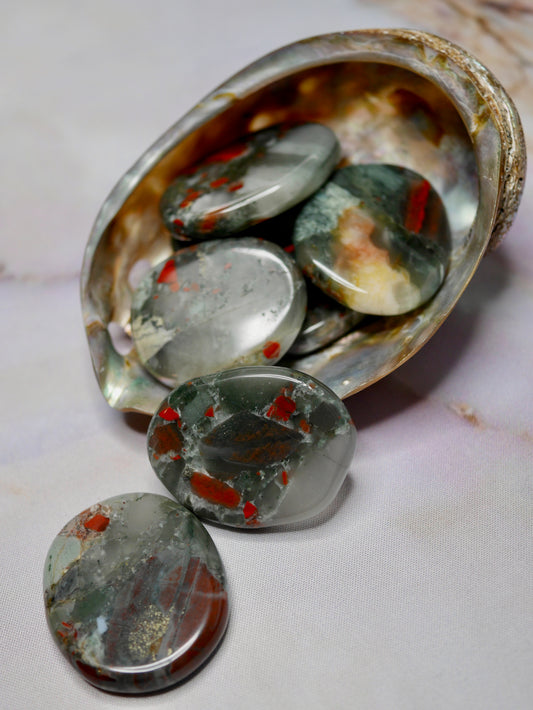 Dragon Blood Jasper flat stone