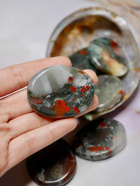 Dragon Blood Jasper flat stone