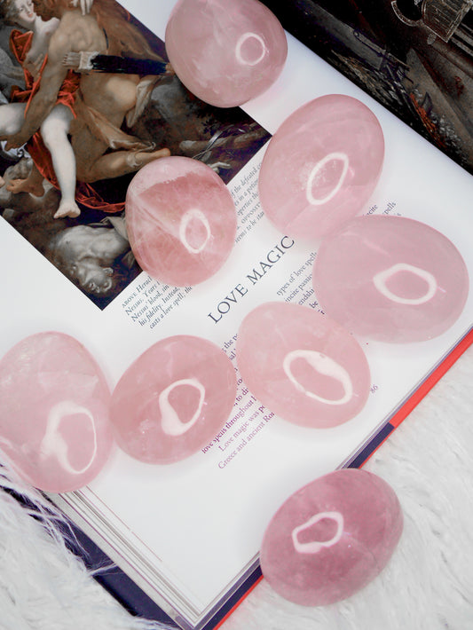 Rose Quartz gallet -large