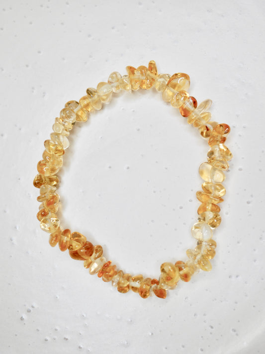 Citrine Chip Bracelet