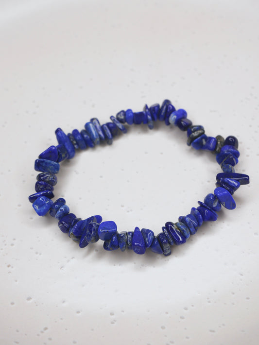 Lapis Lazuli chip bracelet