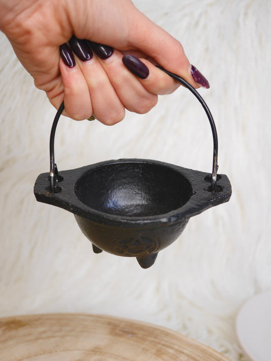 Cast Iron Pentagram dish Cauldron