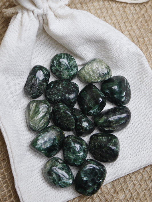 Seraphinite Tumbled Stone