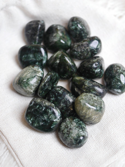 Seraphinite Tumbled Stone