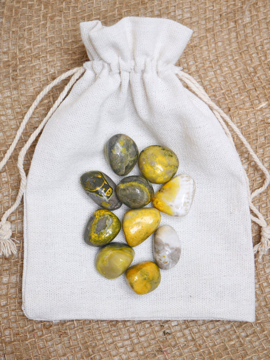 Bumblebee Jasper Tumbled Stone