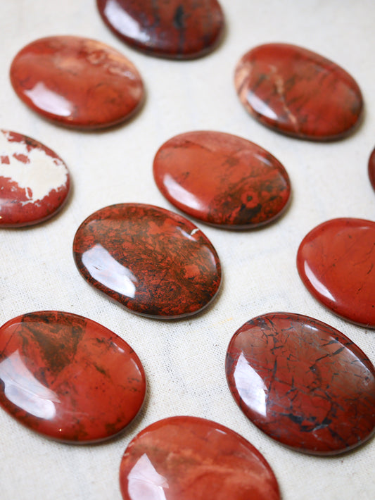 Red Jasper Palmstone