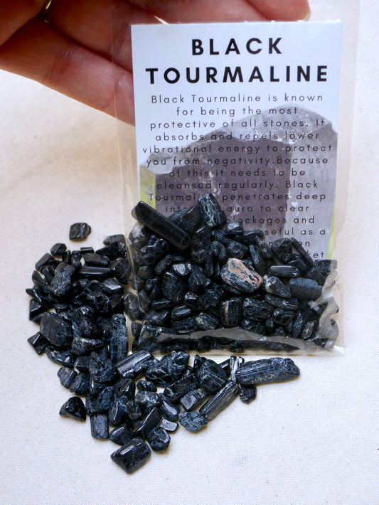 Black Tourmaline Chips