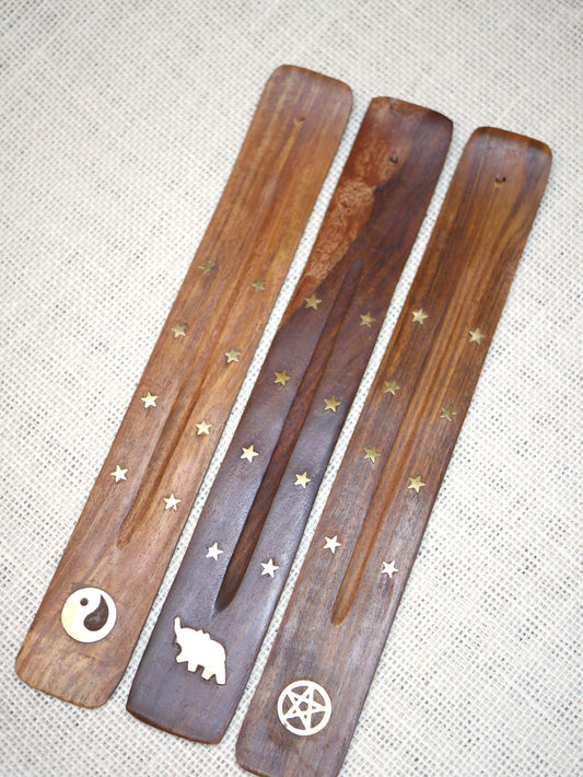 Wood Incense Holder