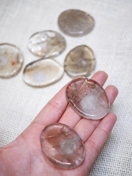 Smoky Quartz Flat Palmstones