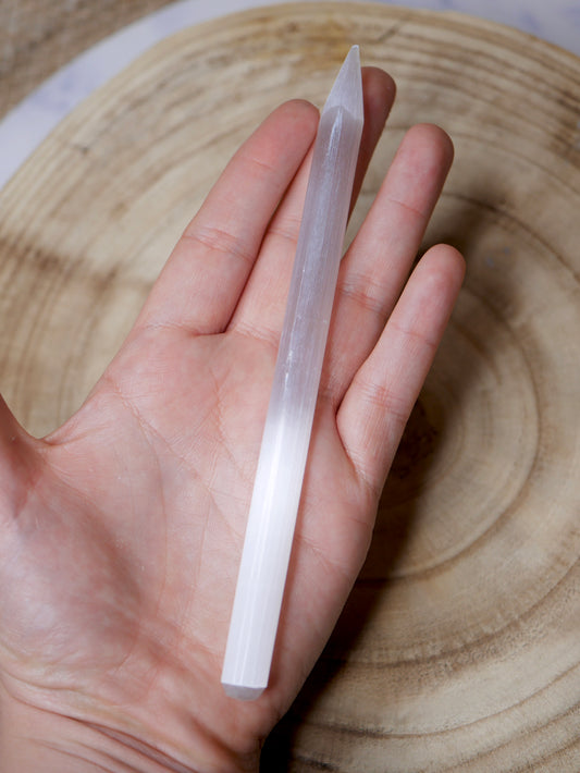 Selenite Cord-Cutting Wand