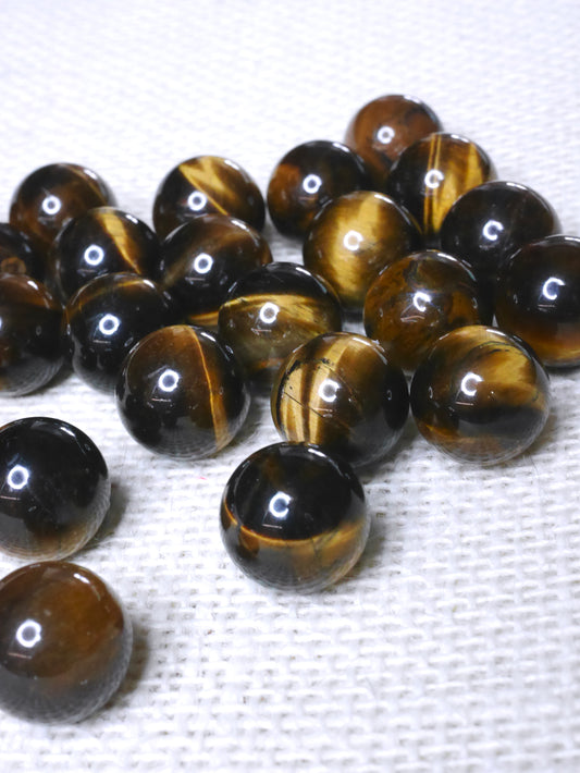 Mini Tiger Eye spheres