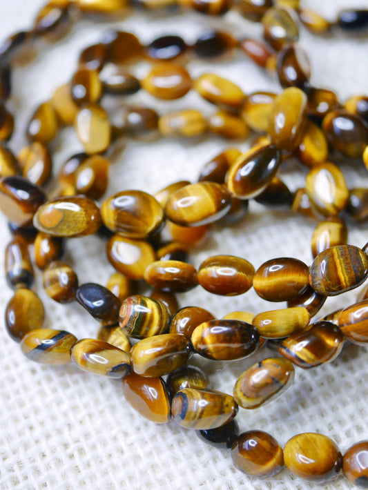 Tiger Eye pebble bracelet