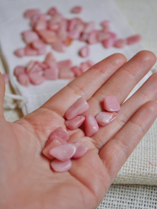 Pink Opal Mini Tumbled Stones