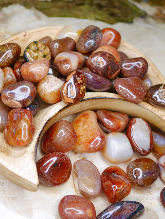 Large Carnelian Tumbled Stone