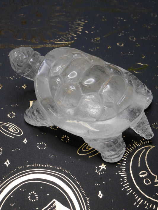 Large Quartz Turtle Carving