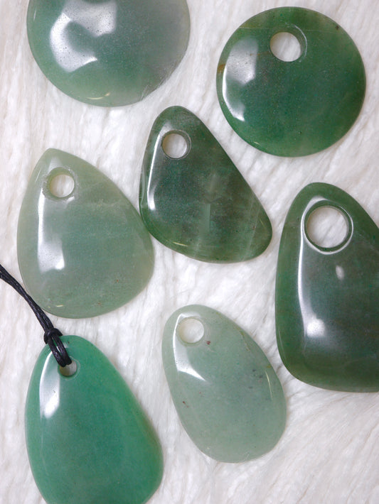 Aventurine Freeform pendant