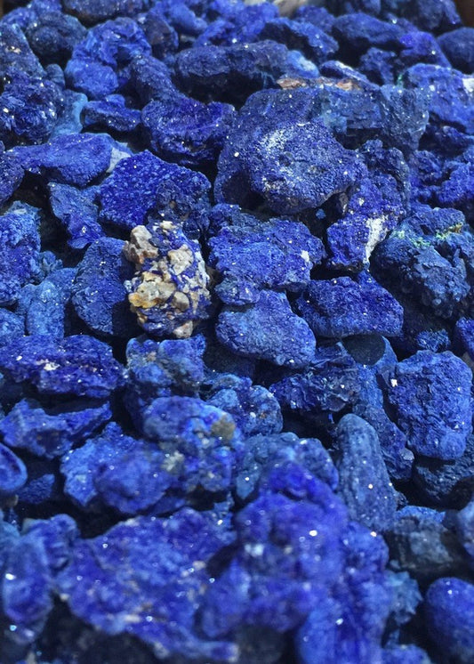 Azurite raw mineral specimen