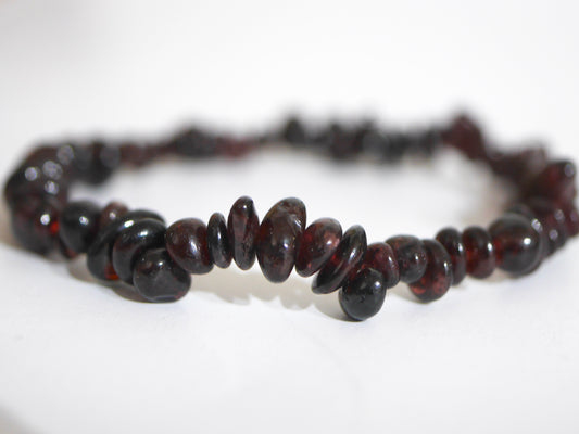 Garnet Chip Bracelet