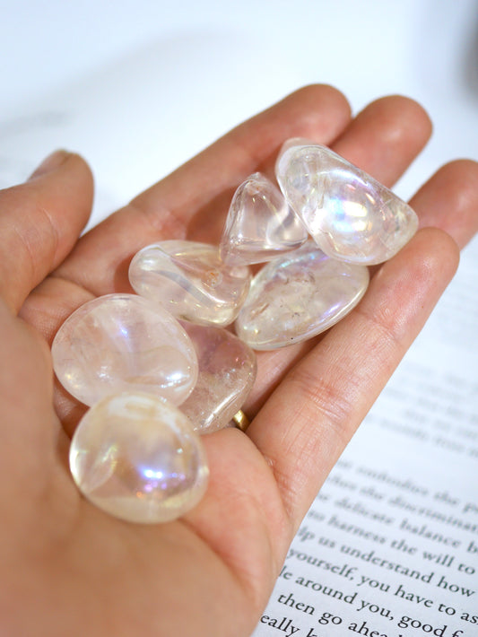 Angel Aura tumbled stone