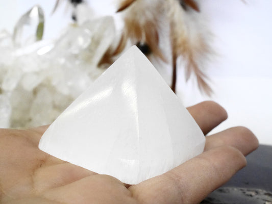 selenite pyramid