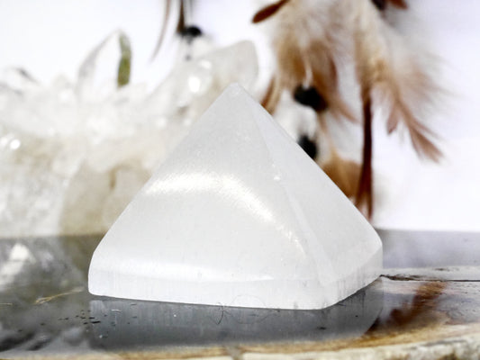 selenite pyramid