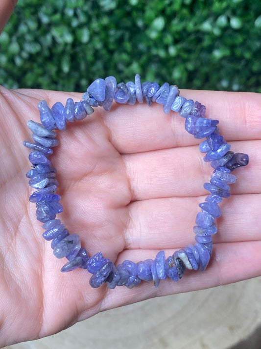 Tanzanite Chip Bracelet