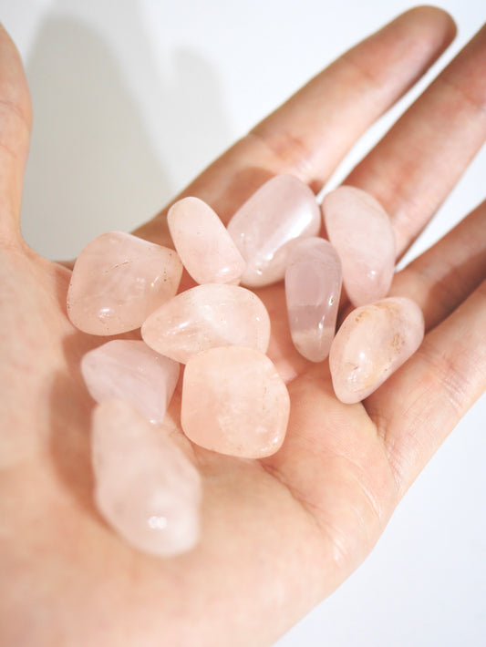 Rose Quartz tumbled stone