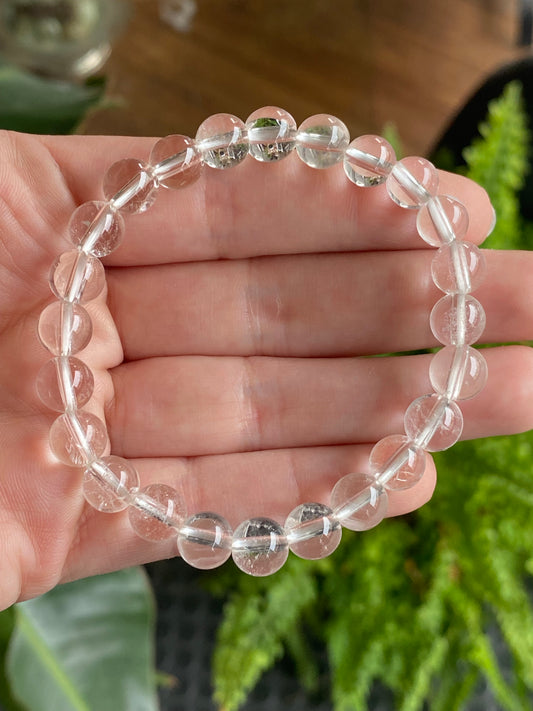 Clear Quartz Bracelet 8mm