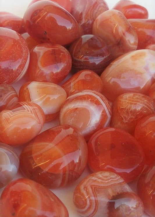 Carnelian tumbled stone - mineralism - 